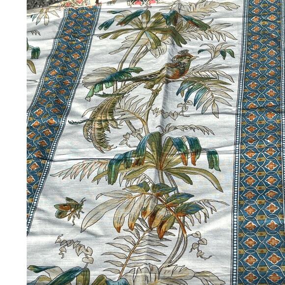 Vintage Designer Fabric Sample Brunschwig & Fils Defoe Stripe Linen Cotton 2003 - Picture 1 of 9